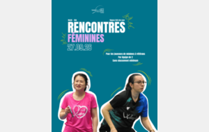 Rencontres féminines - Tour 1